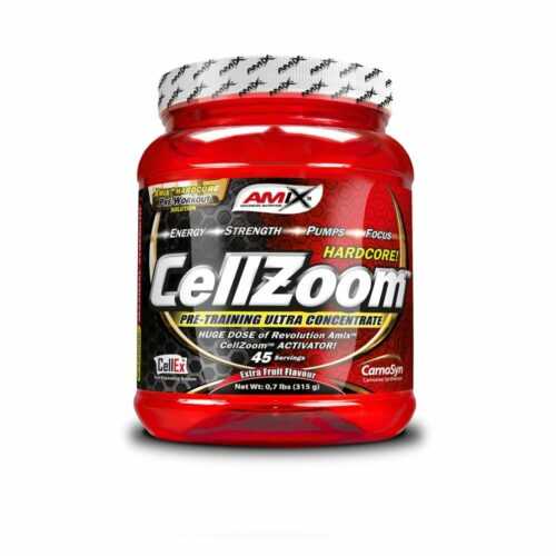 Předtréninkový stimulant CellZoom Hardcore 315 g ovocný punč - Amix Amix