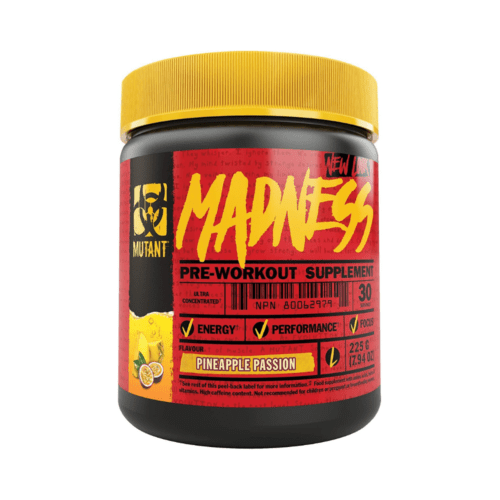 Předtréninkový stimulant Mutant Madness 225 g broskev mango - PVL PVL