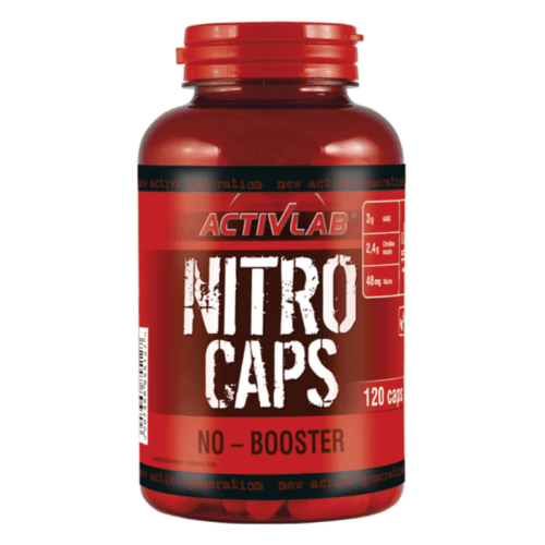 Předtréninkový stimulant Nitro Caps 120 kaps. bez příchuti - ActivLab ActivLab