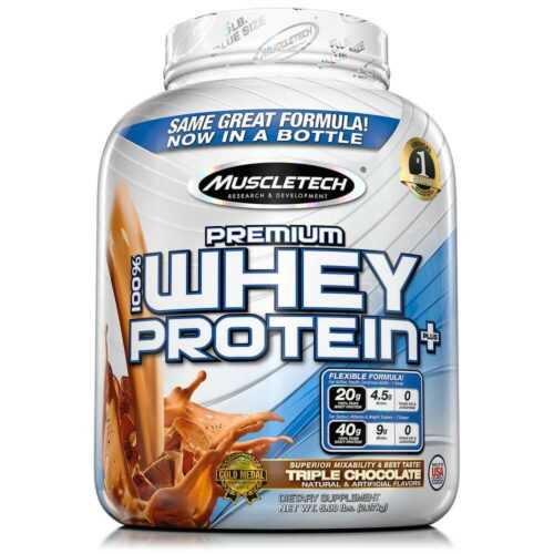 Protein 100% Premium Whey Protein Plus 2720 g deluxe čokoláda - MuscleTech MuscleTech