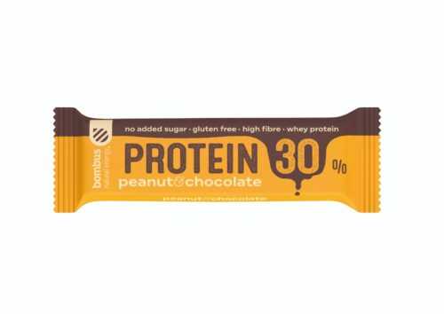 Proteinová tyčinka Protein 30 % 50 g vanilla & crispies - Bombus Bombus