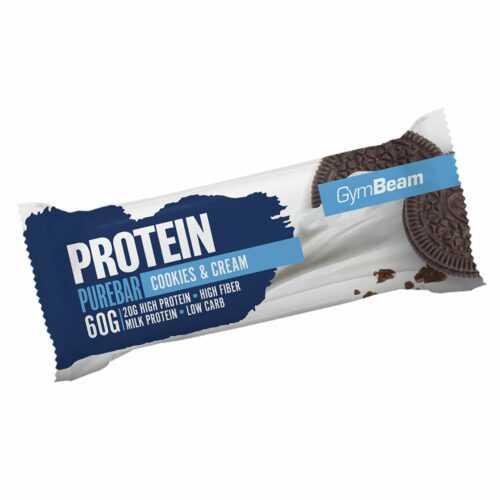 Proteinová tyčinka PureBar 60 g cookies & krém - GymBeam GymBeam