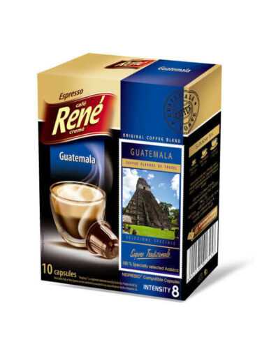René káva Guatemala 10 kapslí