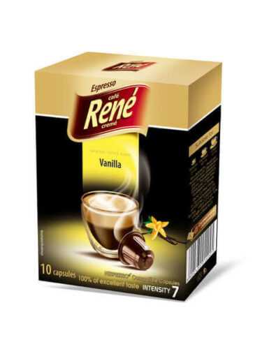 René káva s příchutí vanilky 10 kapslí