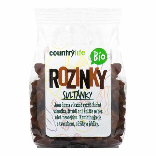 Rozinky sultánky 100 g BIO   COUNTRY LIFE Country Life