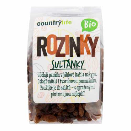 Rozinky sultánky 200 g BIO   COUNTRY LIFE Country Life
