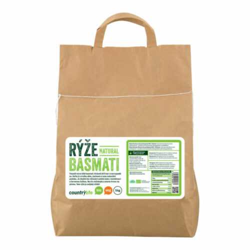 Rýže basmati natural 5 kg BIO   COUNTRY LIFE Country Life