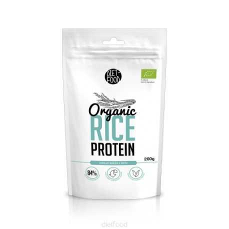 Rýžový protein Organic Rice 200 g bez příchuti - Diet Food Diet Food