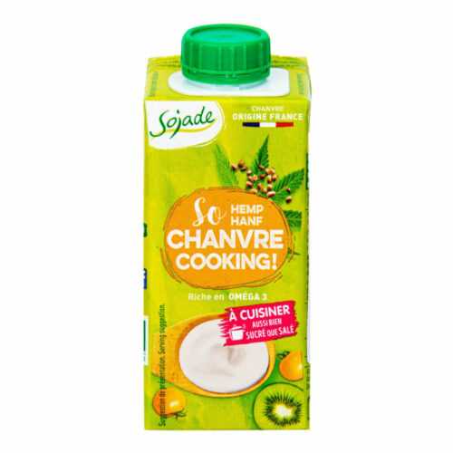 SOJADE Konopná alternativa smetany 8 % tuku 200 ml BIO Sojade