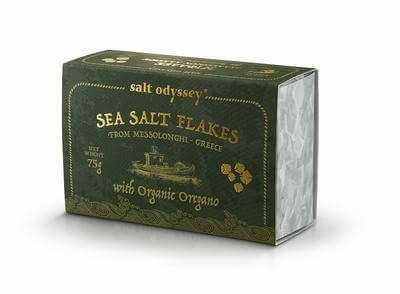 Salt Odyssey BIO Mořská sůl ve vločkách oregano 75 g