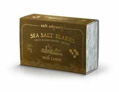 Salt Odyssey Mořská sůl ve vločkách citron 75 g
