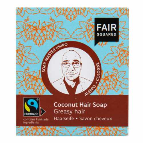 Šampon tuhý na mytí vlasů – kokosový pro mastné vlasy 2x80g   FAIR SQUARED Fair Squared