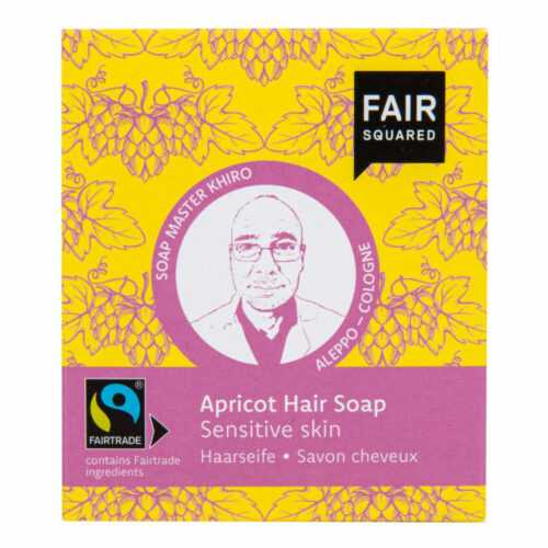Šampon tuhý na mytí vlasů – meruňkový pro citlivou pokožku hlavy 2x80g   FAIR SQUARED Fair Squared