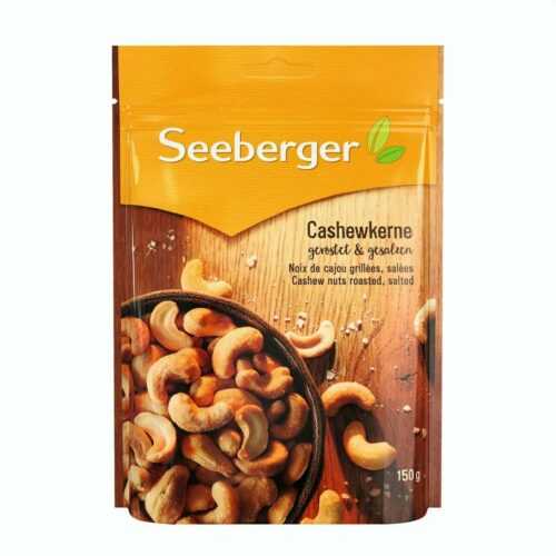 Seeberger Kešu oříšky pražené a solené 150 g