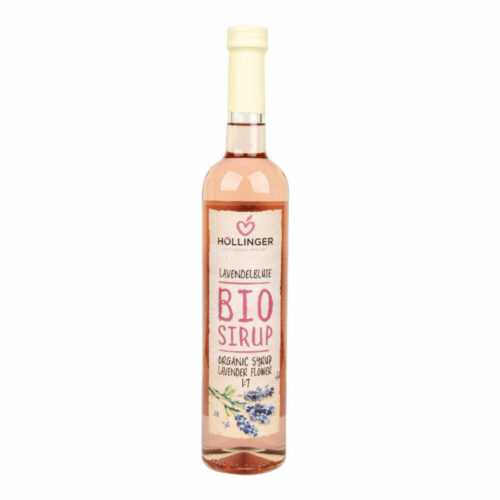 Sirup levandulový 500 ml BIO   HOLLINGER Hollinger