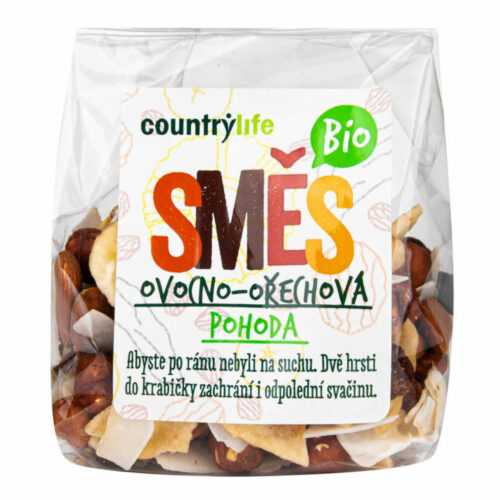 Směs ovocno-ořechová POHODA 150 g BIO   COUNTRY LIFE Country Life