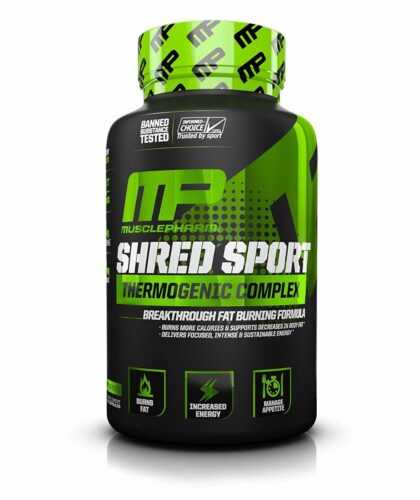 Spalovač tuků Shred Sport 60 kaps bez příchuti - Muscle Pharm Muscle Pharm