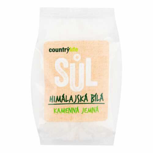 Sůl himálajská bílá jemná 500 g   COUNTRY LIFE Country Life