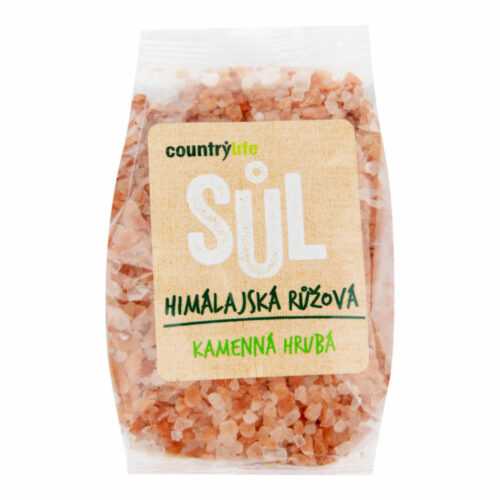 Sůl himálajská růžová hrubá 500 g   COUNTRY LIFE Country Life