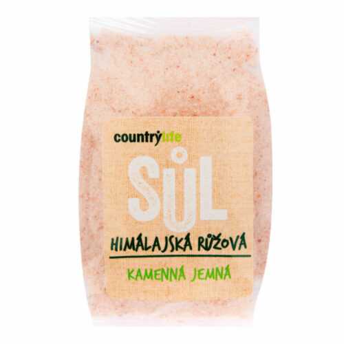 Sůl himálajská růžová jemná 500 g   COUNTRY LIFE Country Life