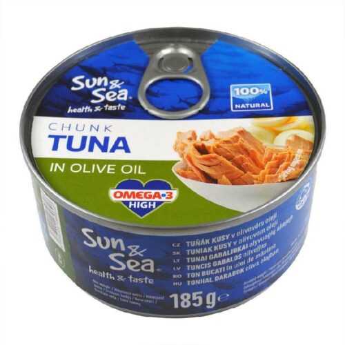 Sun & Sea Tuňák řezy v olivovém oleji 185 g