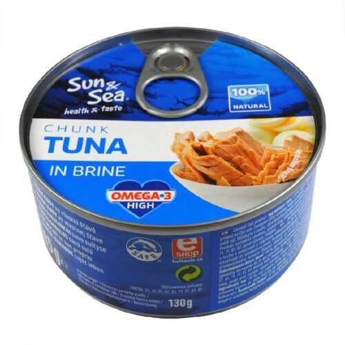 Sun & Sea Tuňák řezy ve vlastní šťávě 185 g