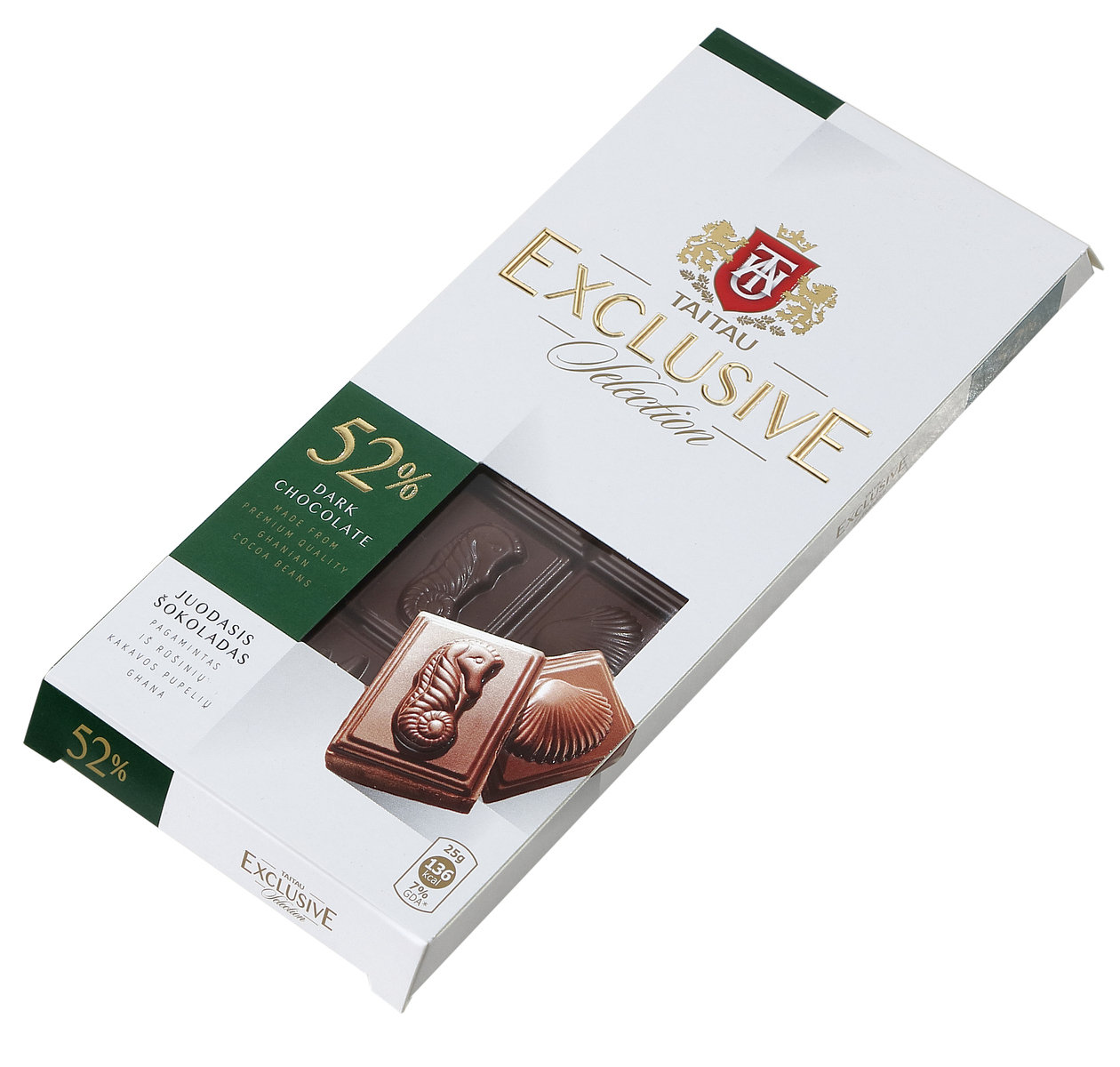 Taitau Exclusive Selection Hořká čokoláda 52 % 100 g