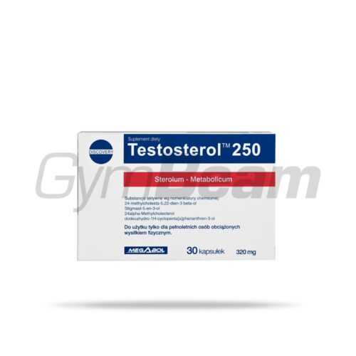 Testosterol 250 30 caps bez příchuti - Megabol Megabol