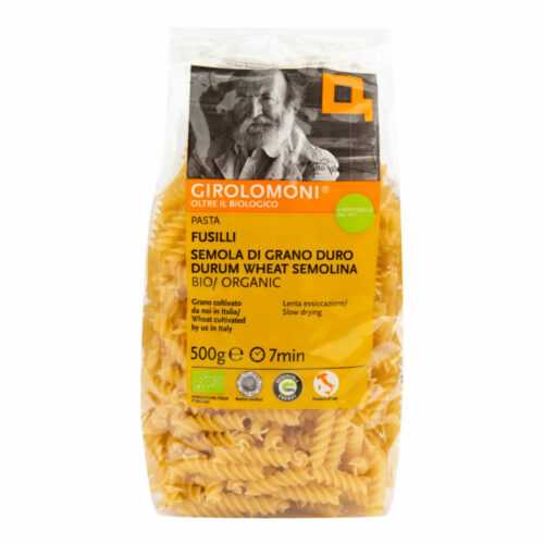 Těstoviny fusilli semolinové 500 g BIO   GIROLOMONI Girolomoni