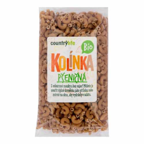 Těstoviny kolínka pšeničná 400 g BIO   COUNTRY LIFE Country Life