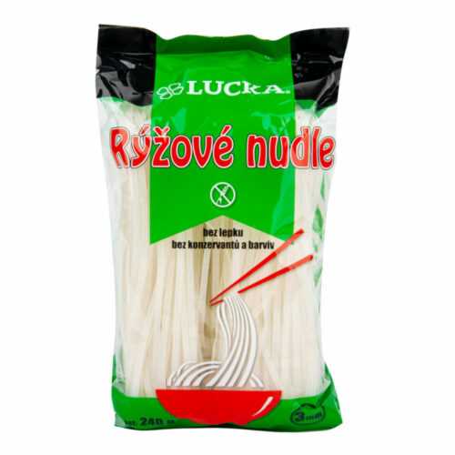 Těstoviny nudle rýžové 3 mm bezlepkové 240 g   LUCKA Lucka