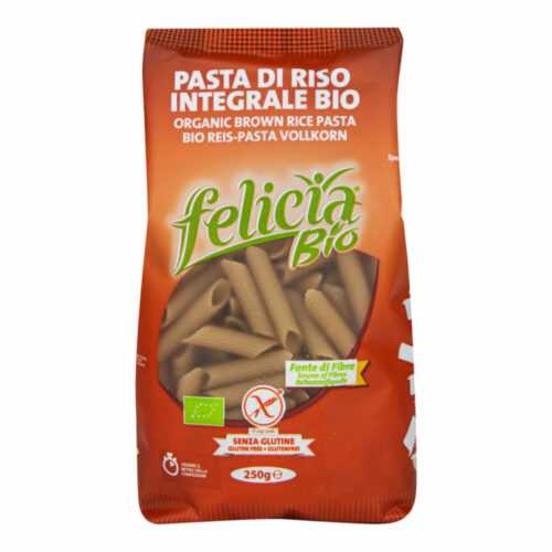 Těstoviny penne z hnědé rýže bezlepkové 250 g BIO   FELICIA Felicia