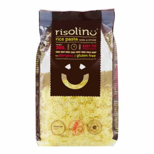 Těstoviny polévkové hvězdičky rýžové bezlepkové 300 g   RISOLINO Risolino
