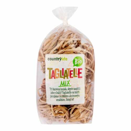 Těstoviny tagliatelle mix 400 g BIO   COUNTRY LIFE Country Life