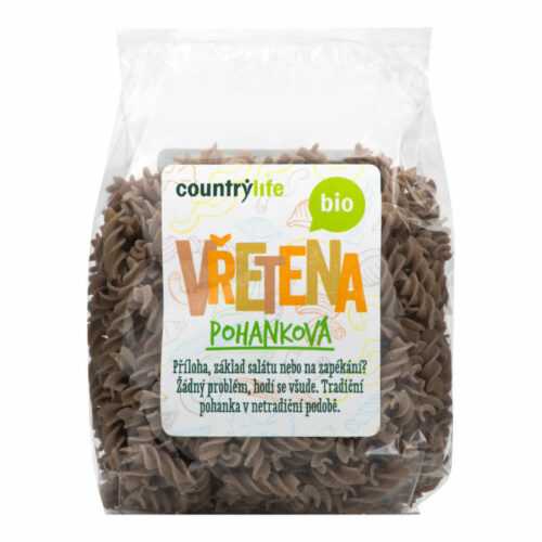 Těstoviny vřetena pohanková 300 g BIO   COUNTRY LIFE Country Life