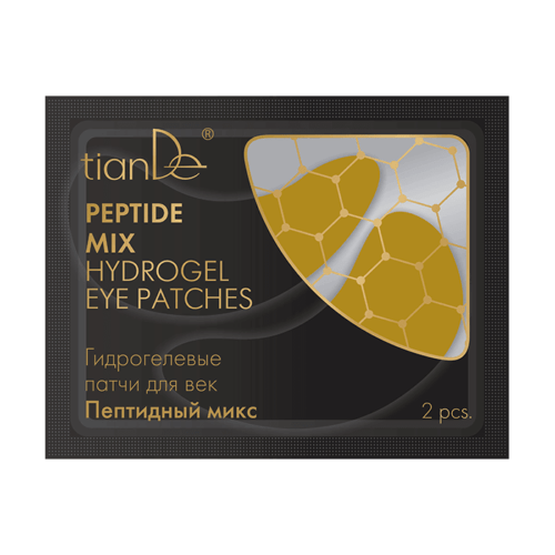 TianDe Hydrogelové polštářky na oční víčka Mix peptidů 2 ks