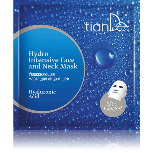 TianDe Intenzivní hydratační maska na obličej a krk - kyselina hyaluronová 35 g
