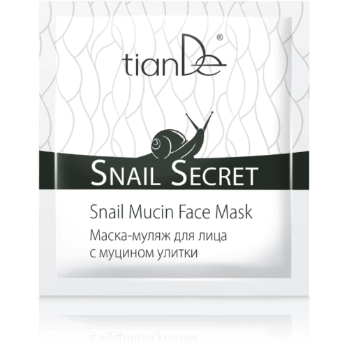 TianDe Snail Secret Maska na obličej s mucinem hlemýžďů 1 ks