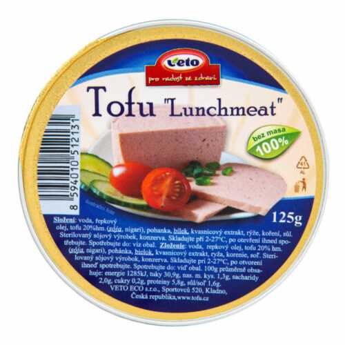 Tofu Lunchmeat 125 g   VETO ECO Veto