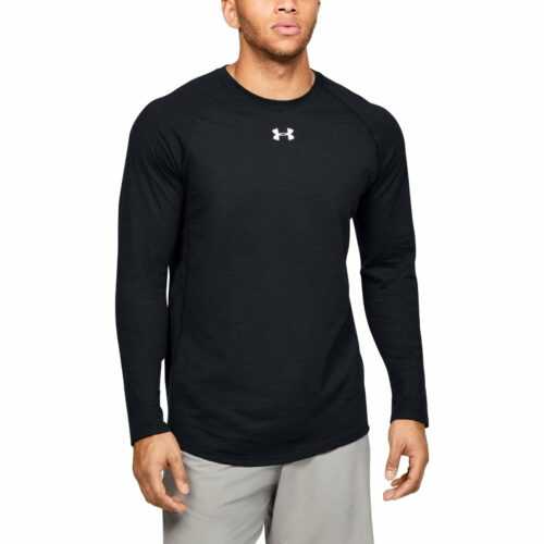 Tričko Long Sleeve Charged Cotton Black M - Under Armour Under Armour