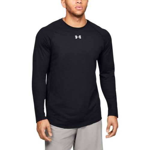 Tričko Long Sleeve Charged Cotton Black S - Under Armour Under Armour