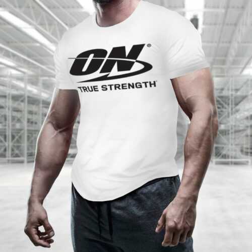 Tričko True Strength White XL - Optimum Nutrition Optimum Nutrition