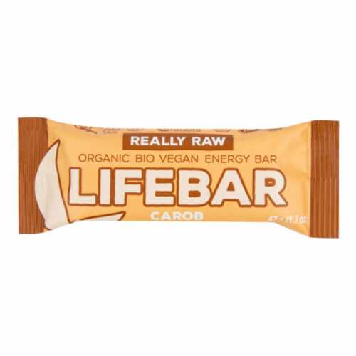 Tyčinka Lifebar karobová s lískovými ořechy 47 g BIO   LIFEFOOD Lifefood