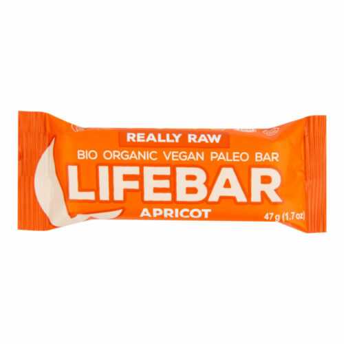 Tyčinka Lifebar meruňková 47 g BIO   LIFEFOOD Lifefood