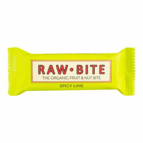 Tyčinka ovocná se šťávou z limetky 50 g BIO   RAWBITE Rawbite