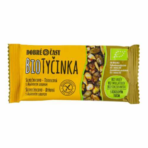 Tyčinka slunečnicovo-dýňová 40 g BIO   DOBRÉ ČASY Dobré časy