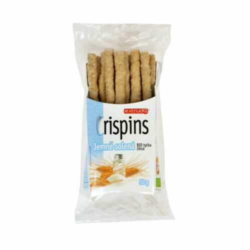 Tyčinka žitná Crispins jemně solená 50 g BIO   EXTRUDO Extrudo