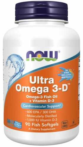 Ultra Omega 3-D™ 90 kaps. - NOW Foods NOW Foods