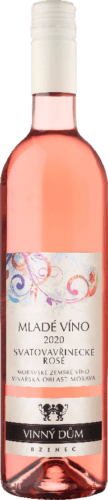 Vinný dům Svatovavřinecké rosé 2020 mladé víno polosuché 0