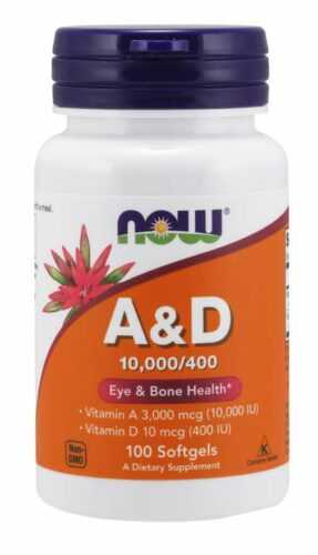 Vitamín A & D 100 kaps. - NOW Foods NOW Foods
